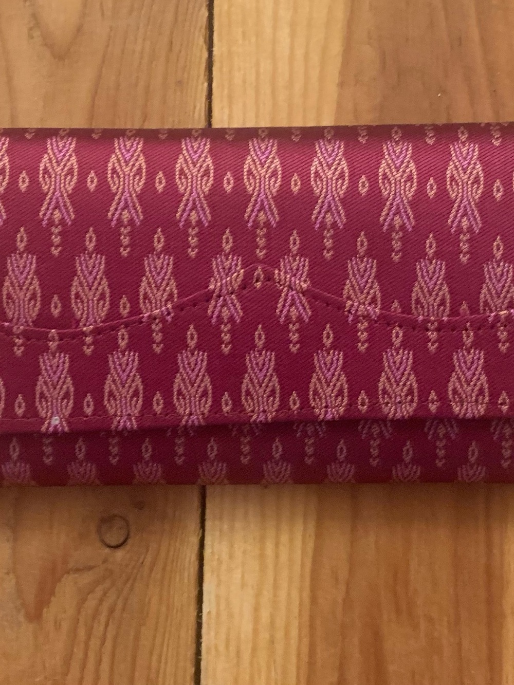 2/$5 Handmade Thai silk-blend Wallet